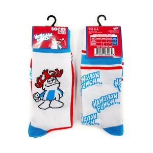 Hawaiian Punch Drink Crew Socks Mens Womens Punchy Mascot 2 Pairs Fun Gift